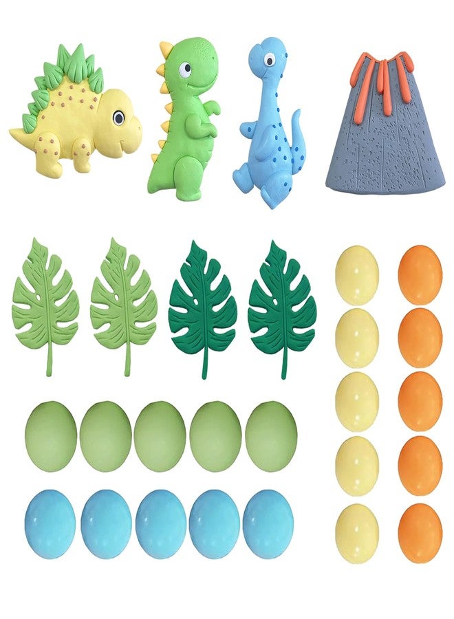 LEFUBABY Baby Dinosaur Cake Toppers Dinosaur Cake Decorations Dinosaur Birthday Cake Toppers for Baby Shower Dinosaur Themed Birthday Party Supplies (Style 2) - Image 1